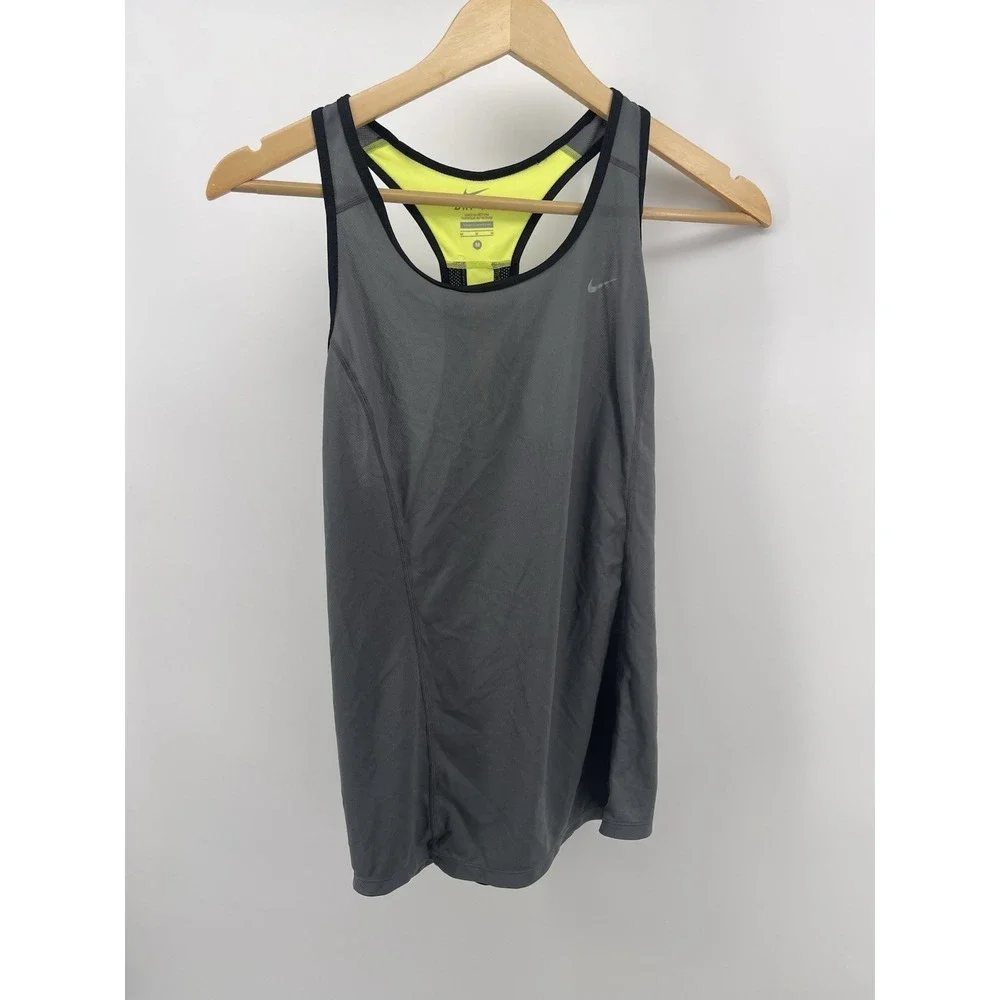Nike Dri-Fit Womens‎ Gray Activewearrunning Tank Size M